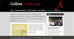 Desktop Screenshot of collinslanguage.com