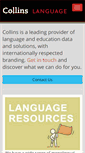 Mobile Screenshot of collinslanguage.com