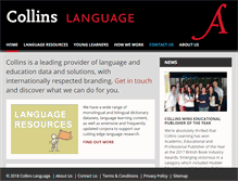 Tablet Screenshot of collinslanguage.com